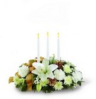 The FTD Season's Glow Centerpiece from Victor Mathis Florist in Louisville, KY